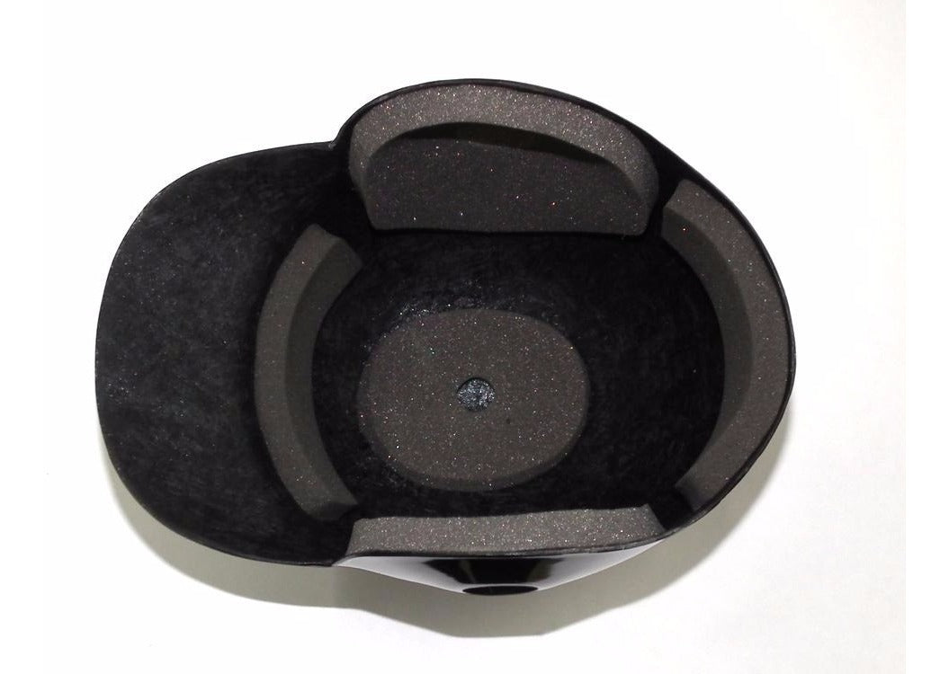 Casco Para Beisbol 2 Orejeras Fibra De Vidrio Negr Med