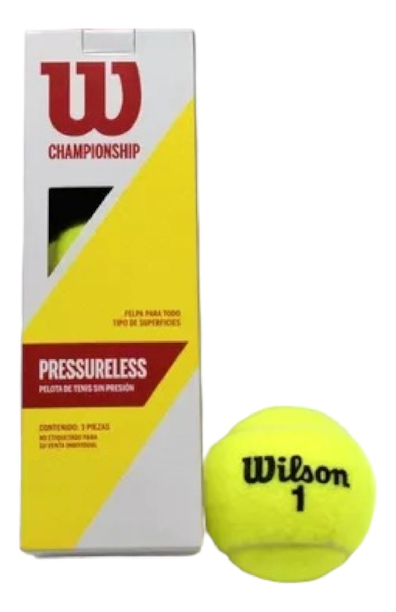 12- Pack Pelota Para Tenis Wilson Oficial