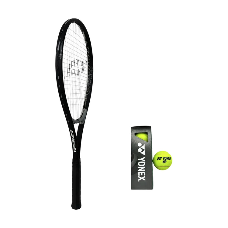 Raqueta Voit Viper Negra C/pelotas De Tenis Yonex