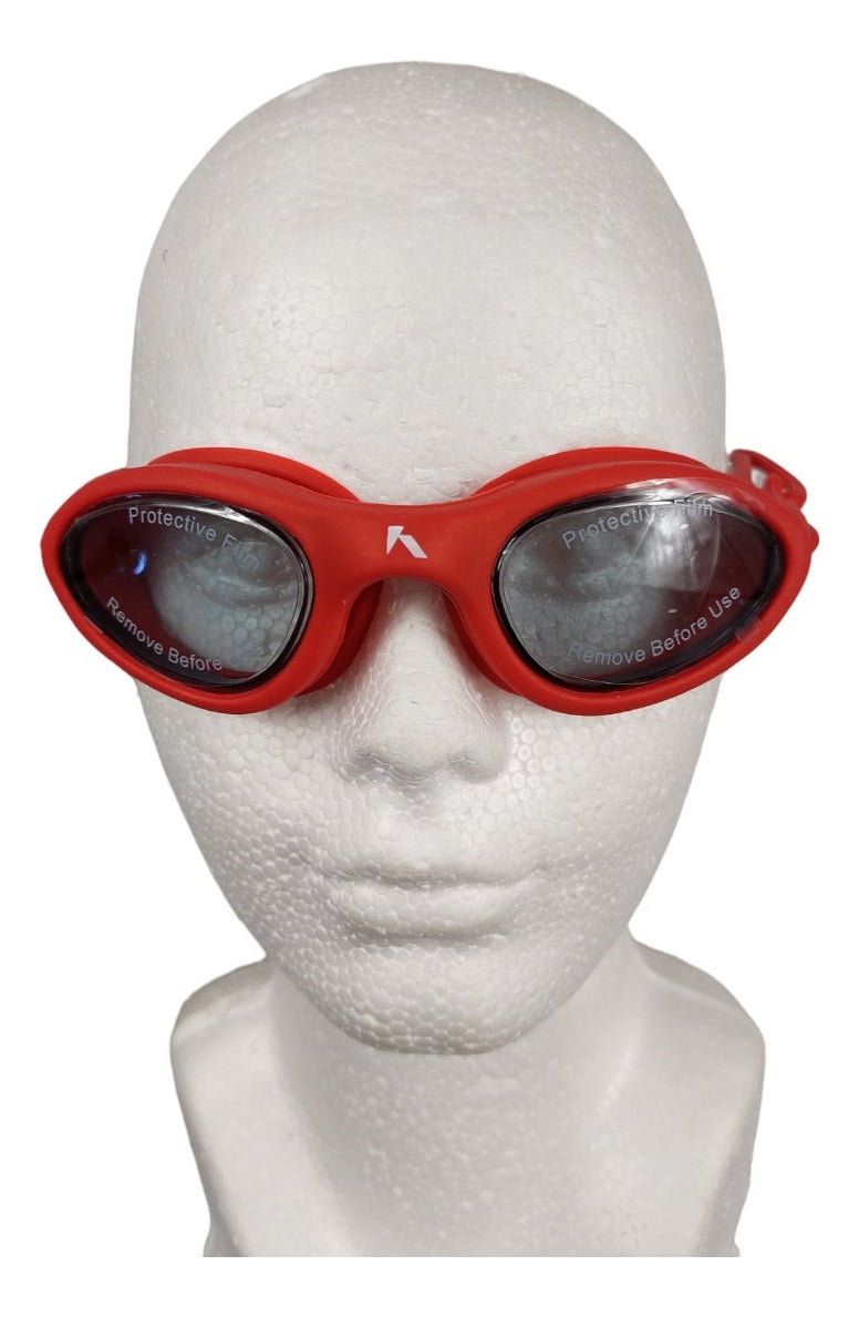 Goggle De Natación Hanop 12039 Adulto Rojo