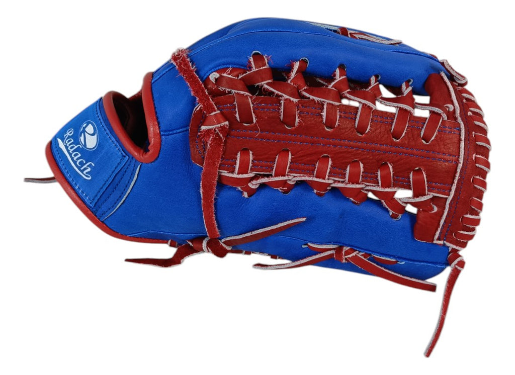Guante De Beisbol Radach Rookie 12.75in Caja Tejida Rey/rojo