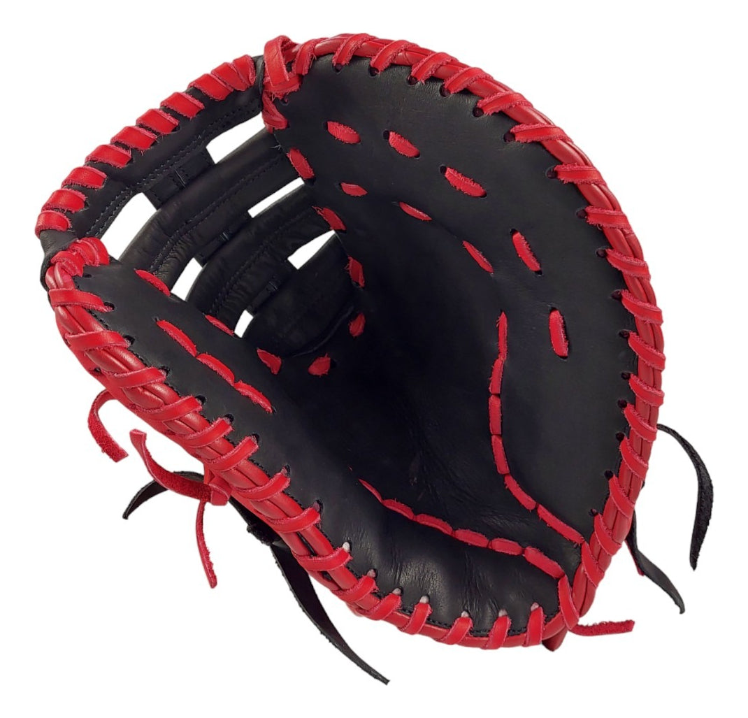 Guante De Beisbol Radach Pro Primera Base 12.75 Rojo Negro