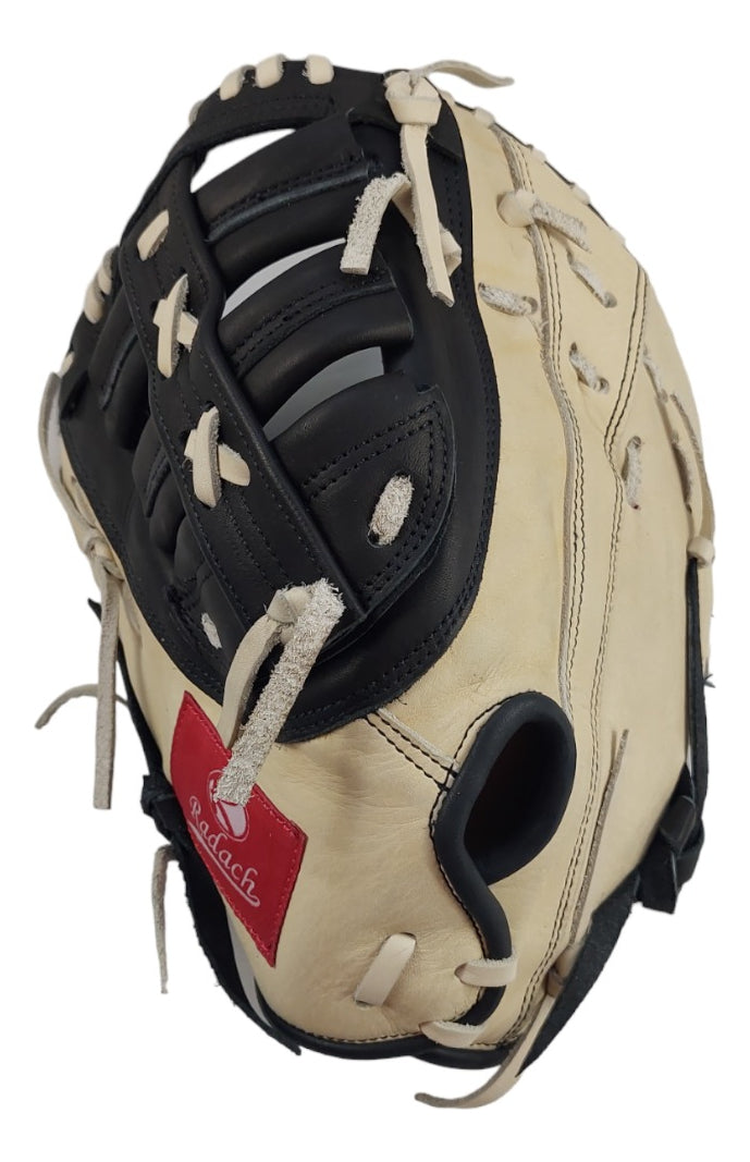 Guante De Beisbol Primera Base Radach Pro Zurdo Bone/negro
