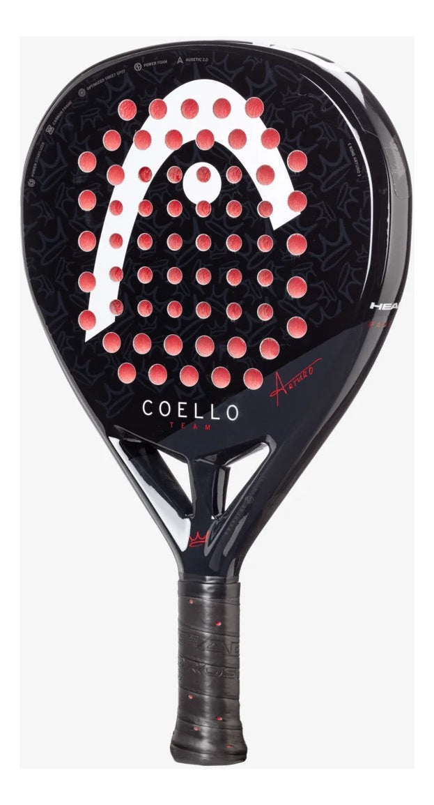 Paleta De Padel Head Coello Team 2025 Color Negro