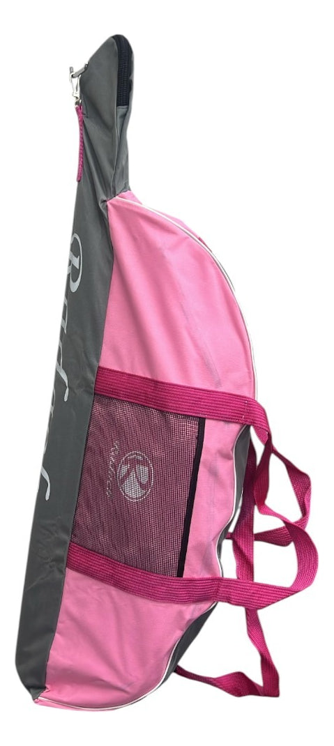 Maleta Tote Radach Beisbol Softbol Individual Rosa Con Gris