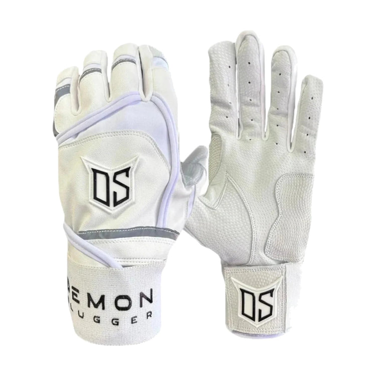 Guantes Bateo Demon Slugger Ds Long Cuff Blanco Xl