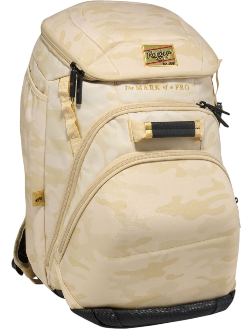 Backpack De Béisbol Rawlings Gold Collection Sand Camo