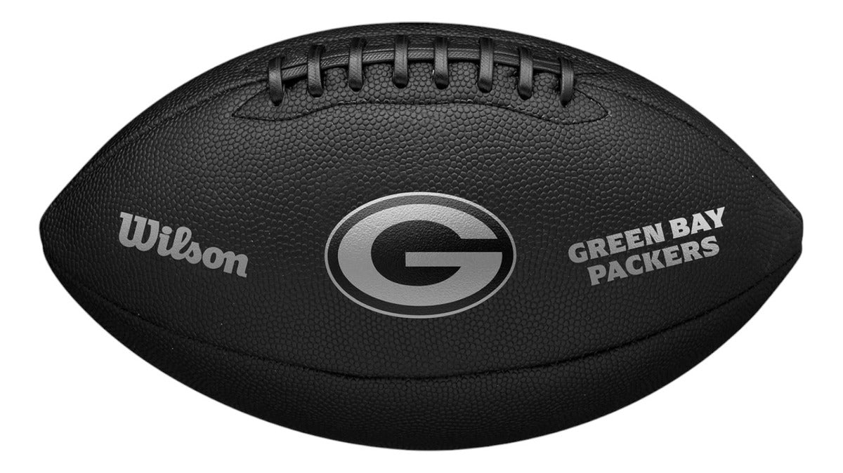 Balón De Futbol Americano Wilson Nfl Metallic Green Bay