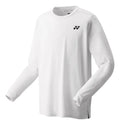 Playera Yonex 16623ex Manga Larga Blanca Tenis Uv