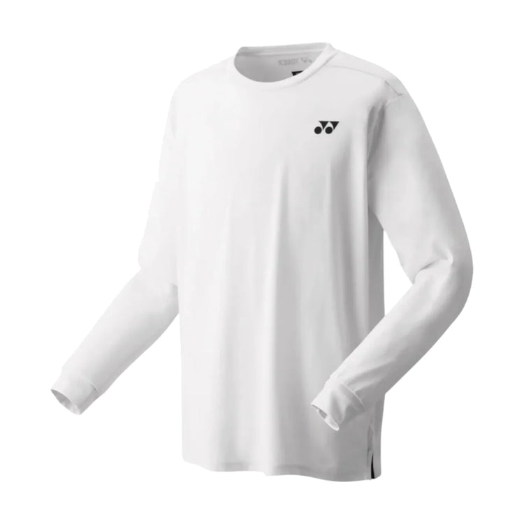 Playera Yonex 16623ex Manga Larga Blanca Tenis Uv