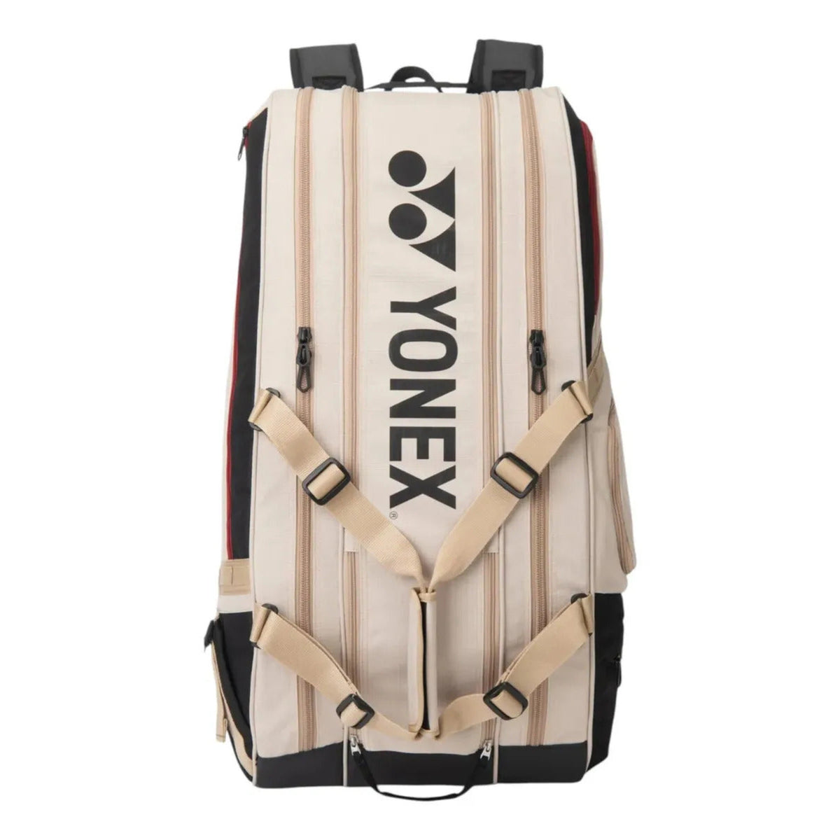 Raquetero Tenis Yonex Gearlogic Racquet Bag 9 Raquetas Beige Beige