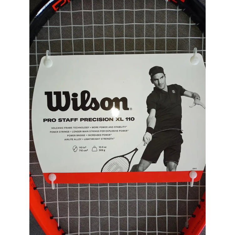 Raqueta Wilson Tenis Pro Staff Precision Xl 110 Xchws P Color Rojo Tamaño del grip 4 3/8