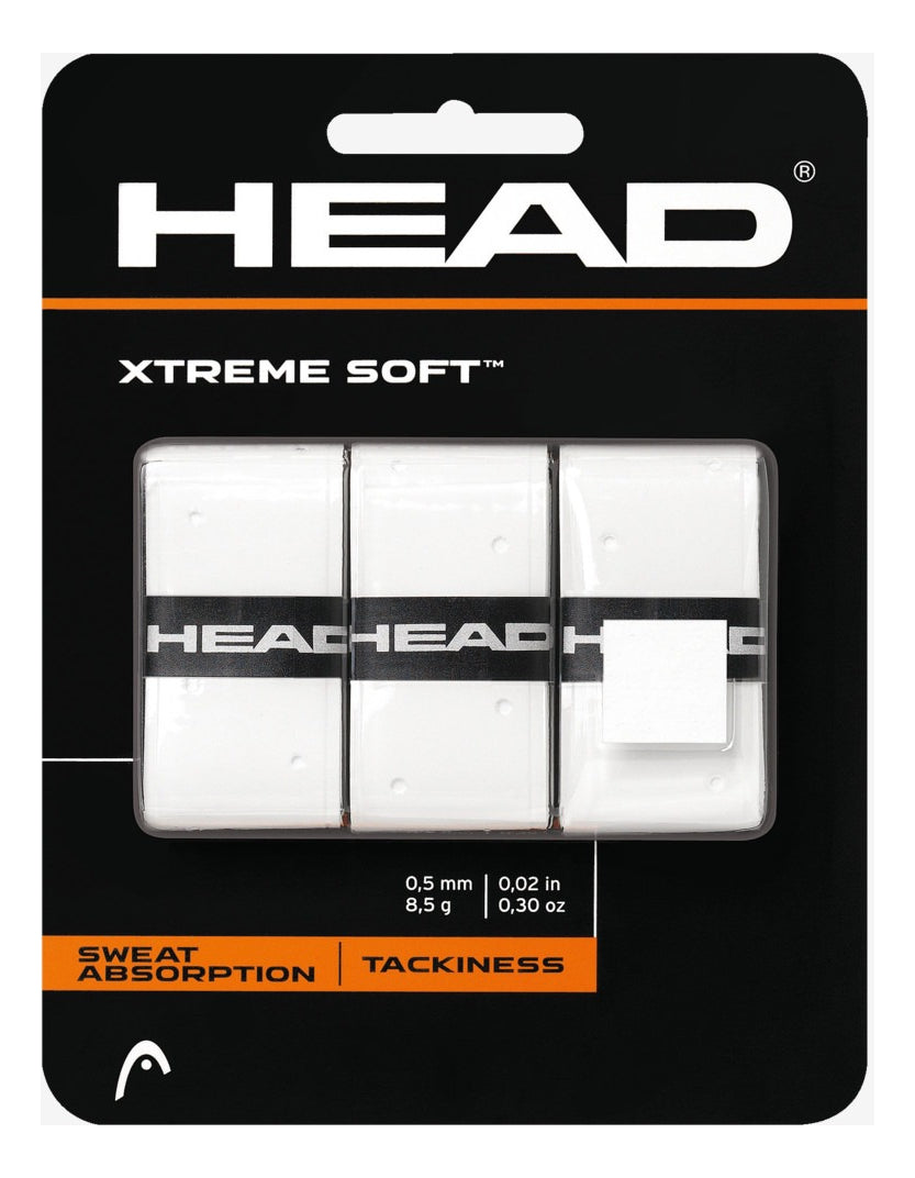 Overgrip Head Xtreme Soft Blanco Con 3