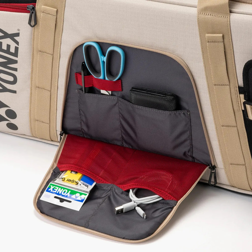 Maleta Yonex Raquetas Gearlogic Tournament Bag Beige
