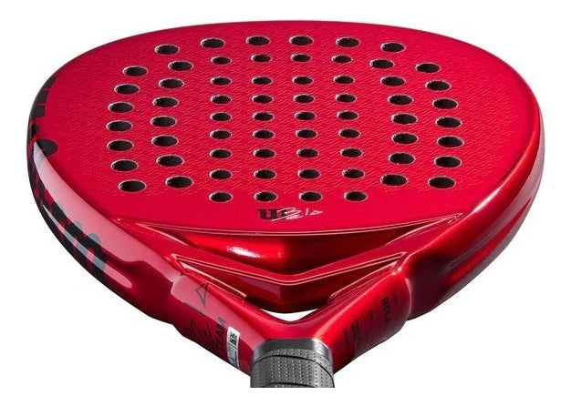 Raqueta Pala De Padel Bela Team V2 Wilson Color Negro/rojo