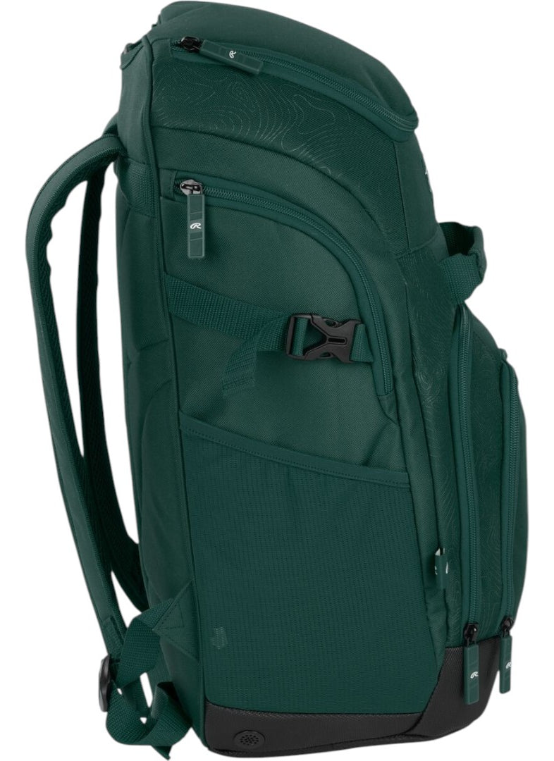 Backpack Rawlings Franchise 2 Players Dark Green Beisbol