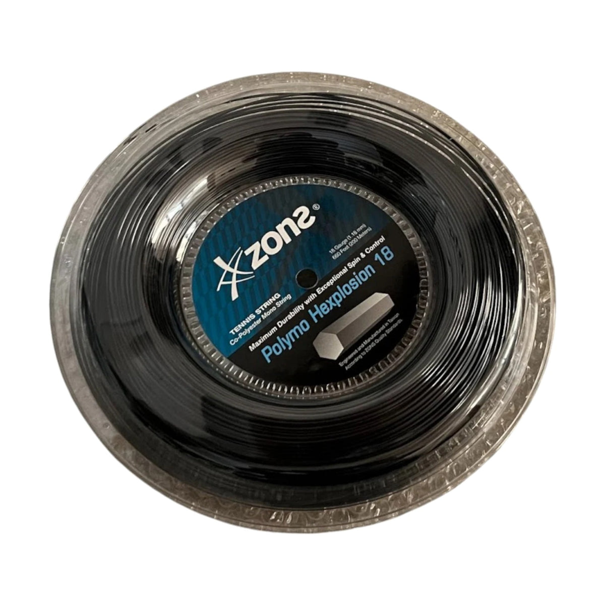 Rollo De Cuerda Zons Polymo Hexplosion Black 1.18mm 18