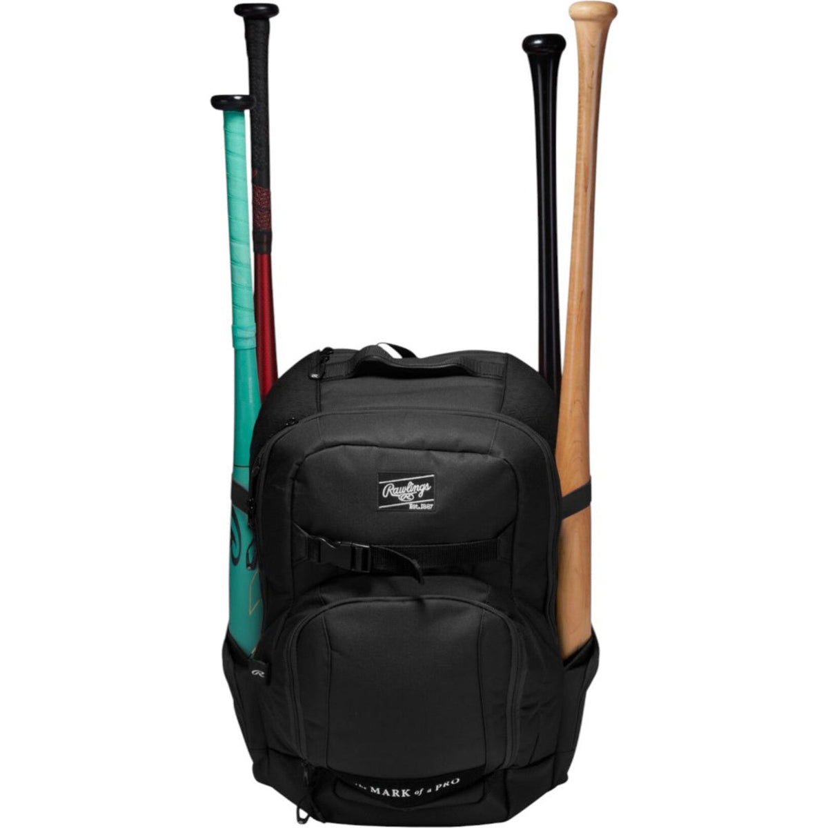 Backpack De Béisbol Rawlings Journey Players Negro