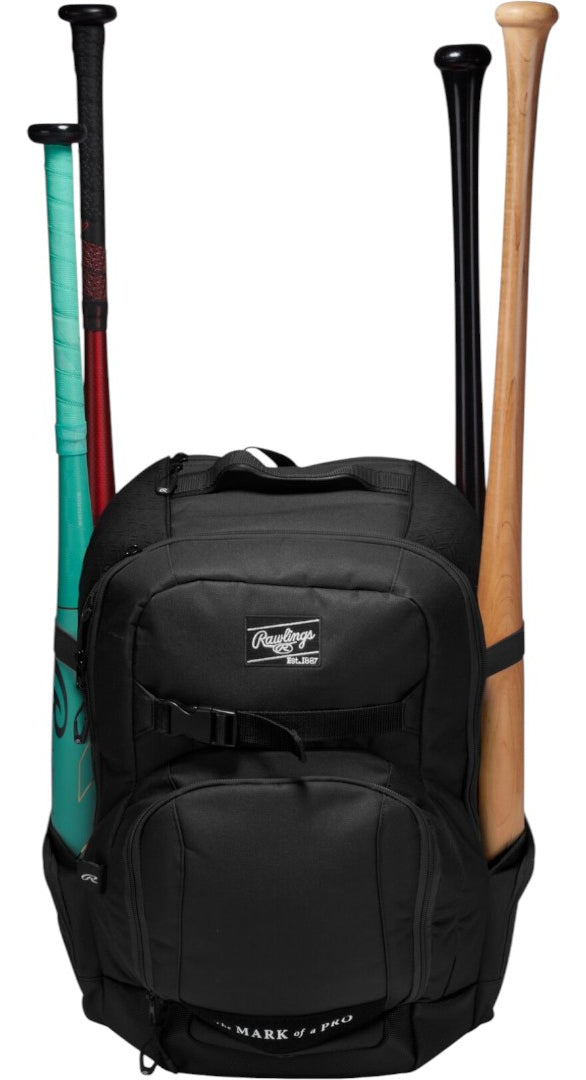 Backpack De Béisbol Rawlings Journey Players Negro