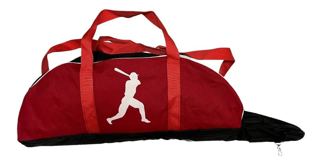Maleta Batera Beisbol Softbol Radach Tote Personal Rojo Negr