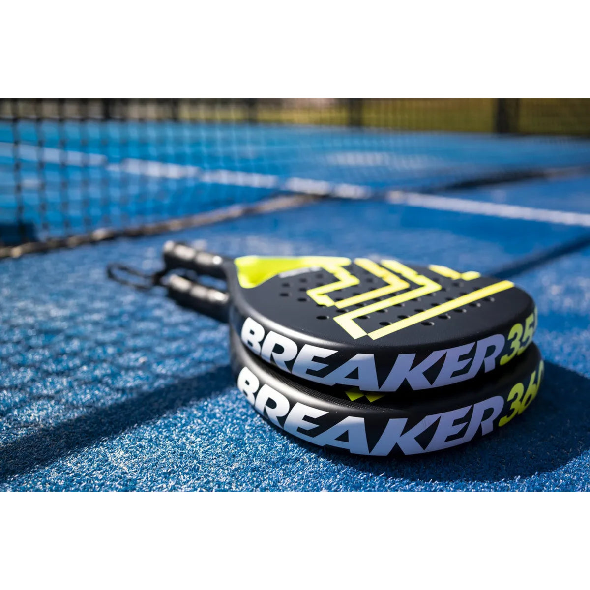 Raqueta Padel Pala Tecnifibre 360g Wallbreaker Grafito Color Amarillo