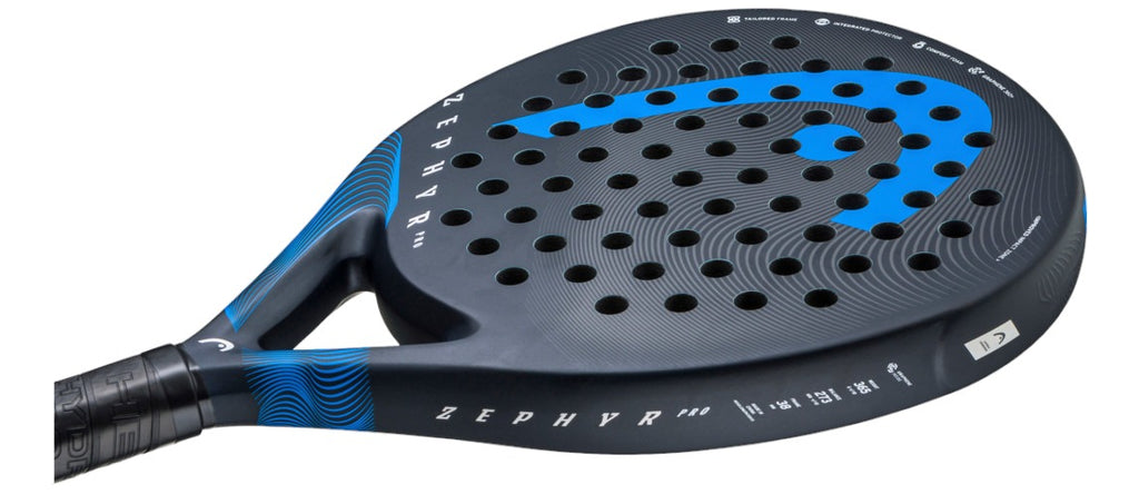 Pala De Padel Head Zephyr Pro 2023 365gr Black Blue