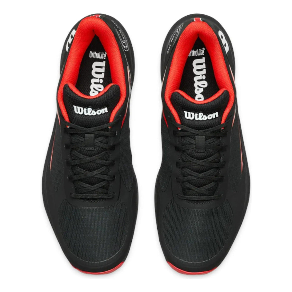 Tenis De Padel Wilson Hurakn Lite Negro Rojo 7mx