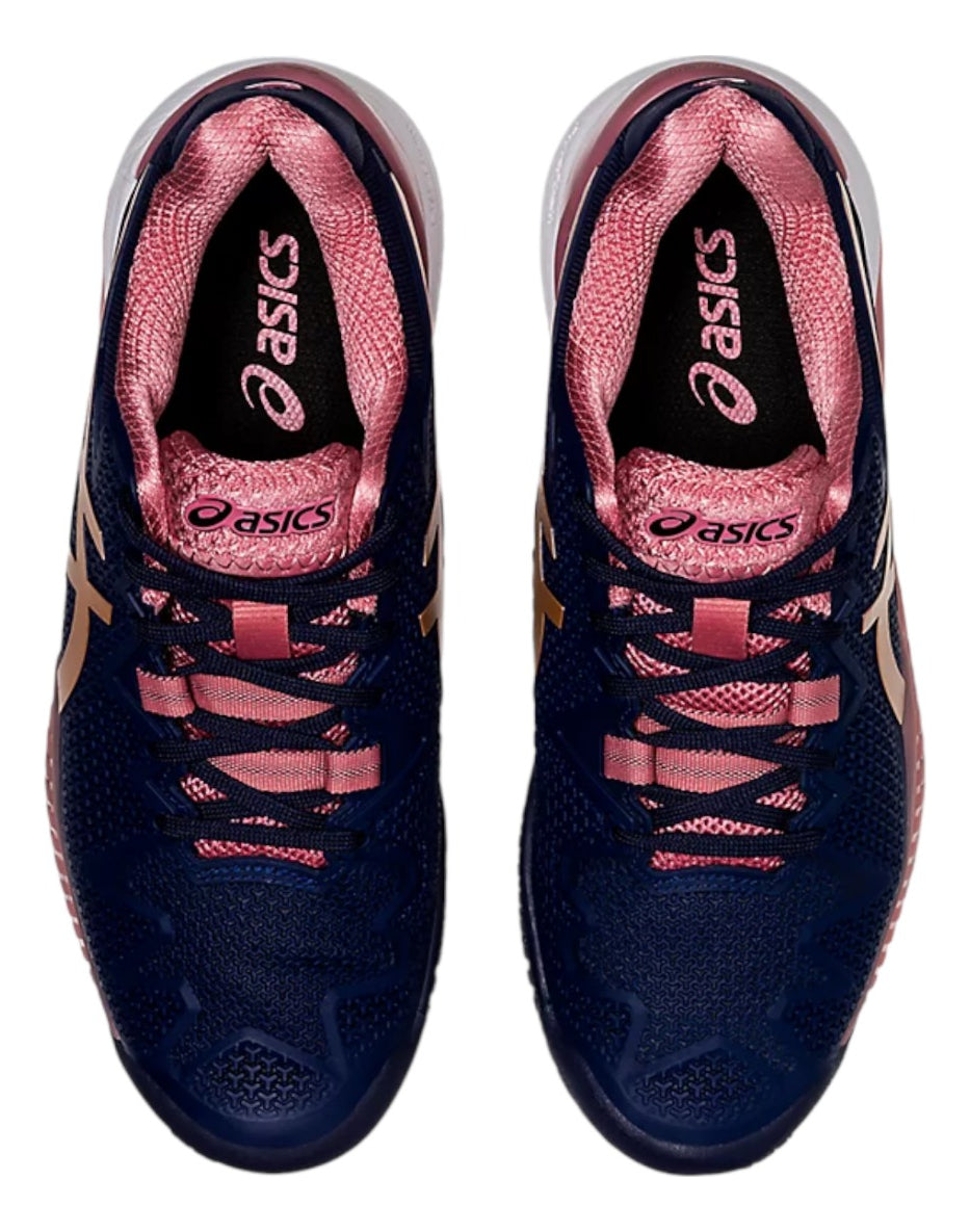 Tenis Asics Gel Resolution 8 Womens Peacoat 4.5mx 7.5us