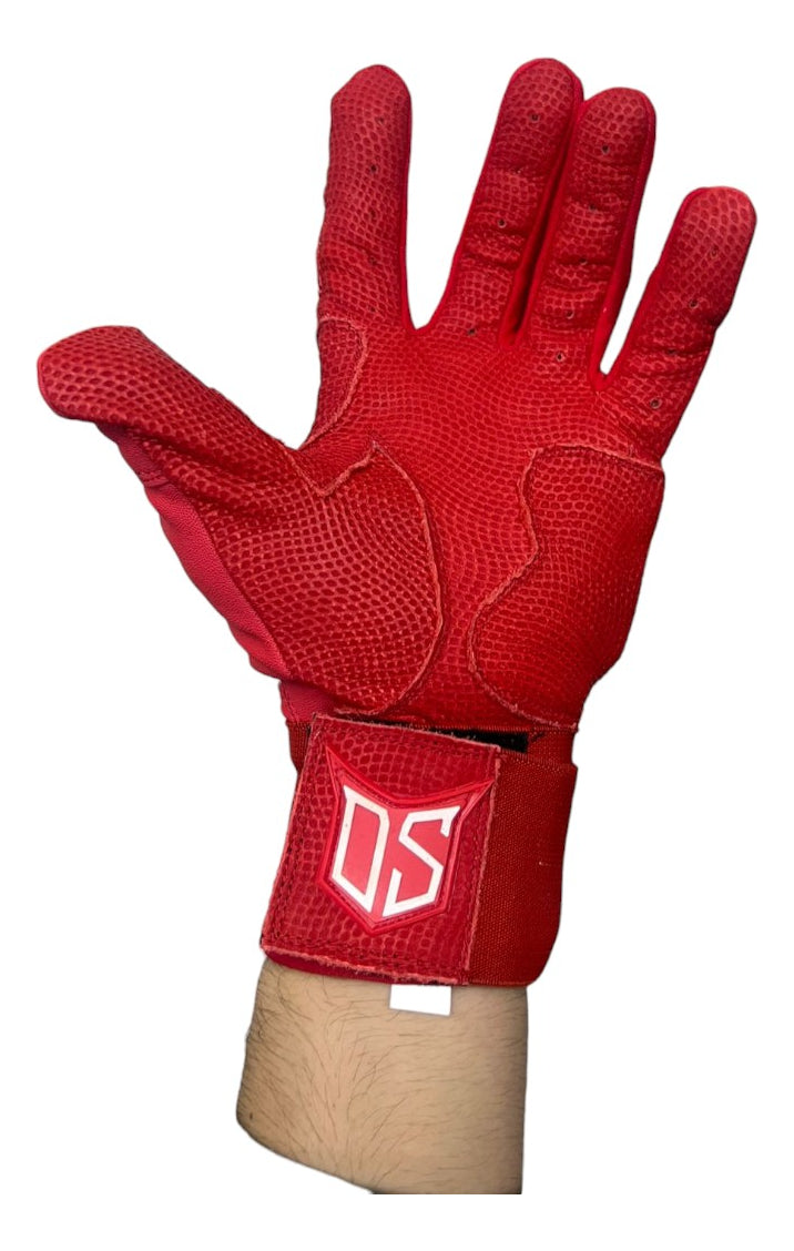 Guantes De Bateo Demon Slugger Long Cuff Rojo Xxl