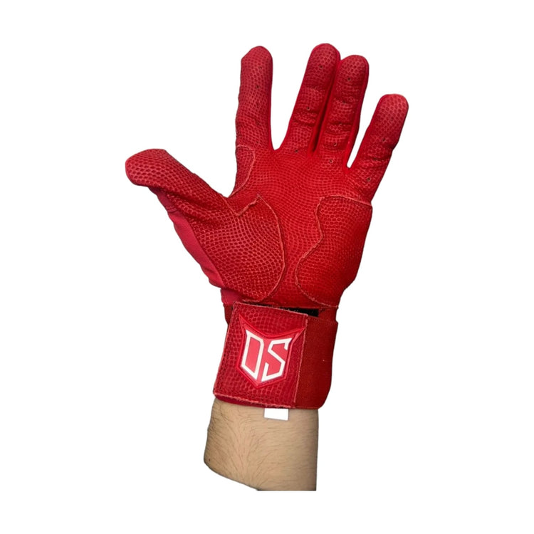 Guantes De Bateo Demon Slugger Long Cuff Rojo Xxl
