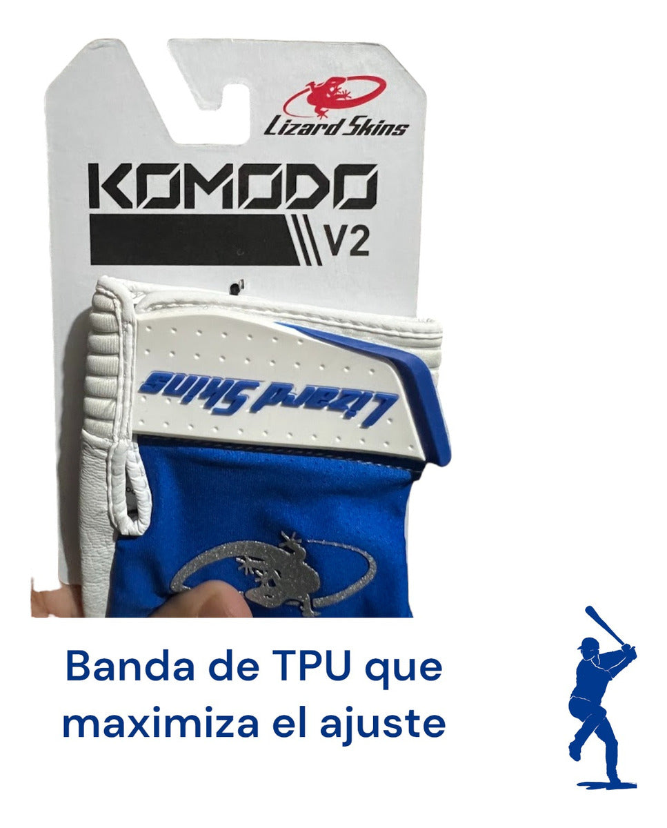 Guantes De Bateo Lizard Skins Komodo V2 Jet Black