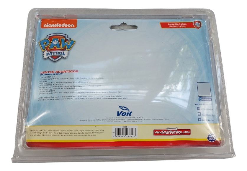 Goggle Voit Paw Patrol Chase Para Niños
