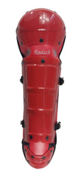 Espinilleras De Béisbol Juvenil Color Rojo Radach