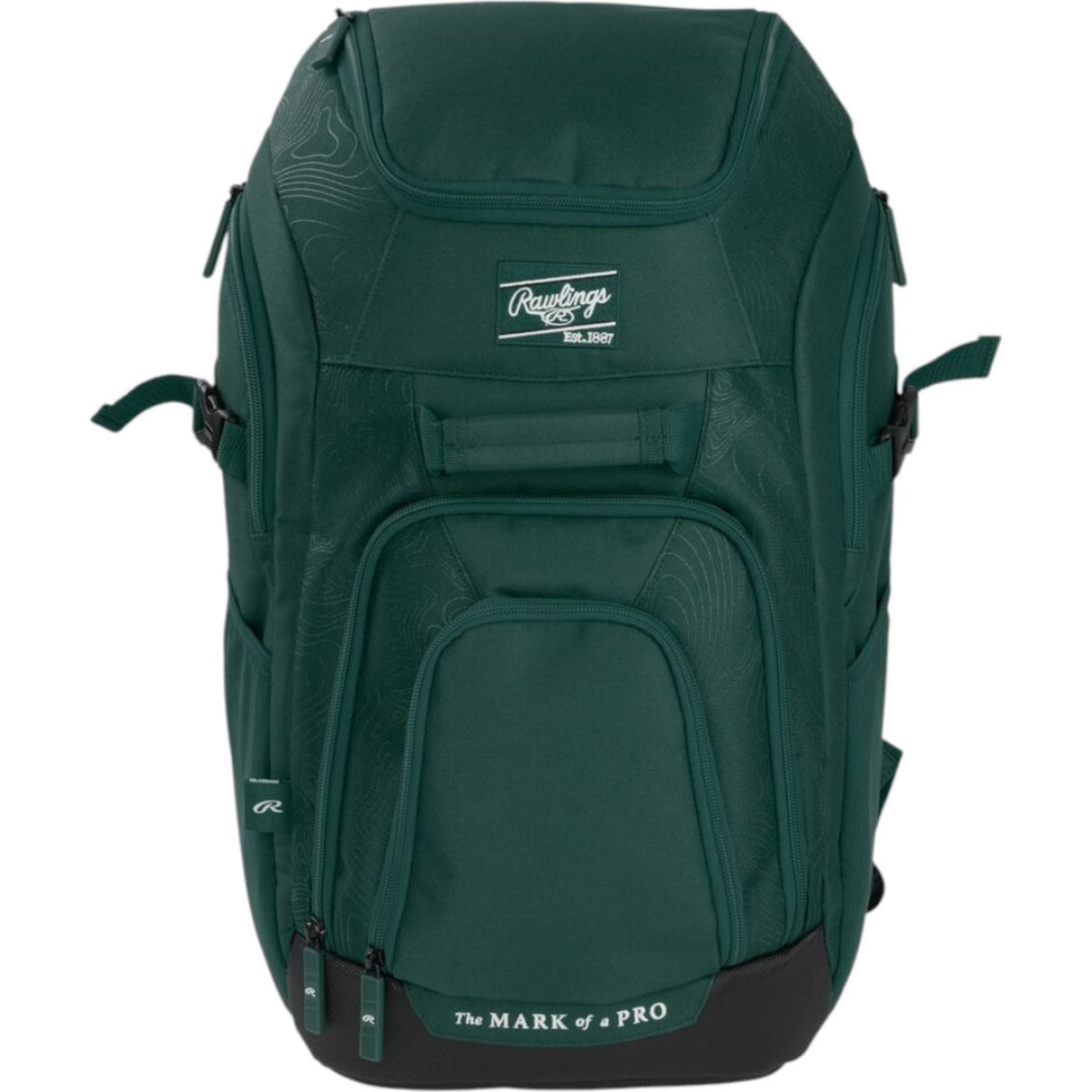 Backpack Rawlings Franchise 2 Players Dark Green Beisbol