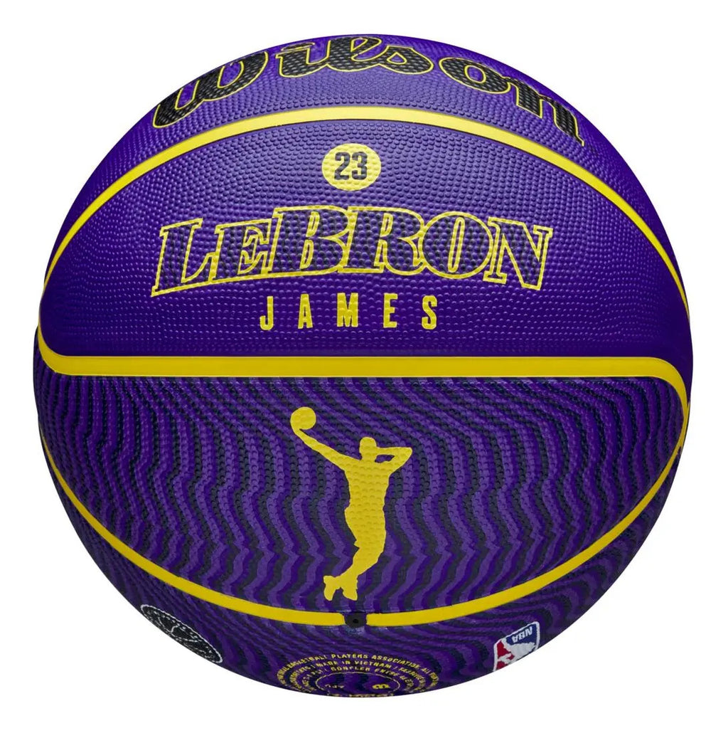 Balon Basquet Nba Player Lebron James Lakers #7 Wilson Morado