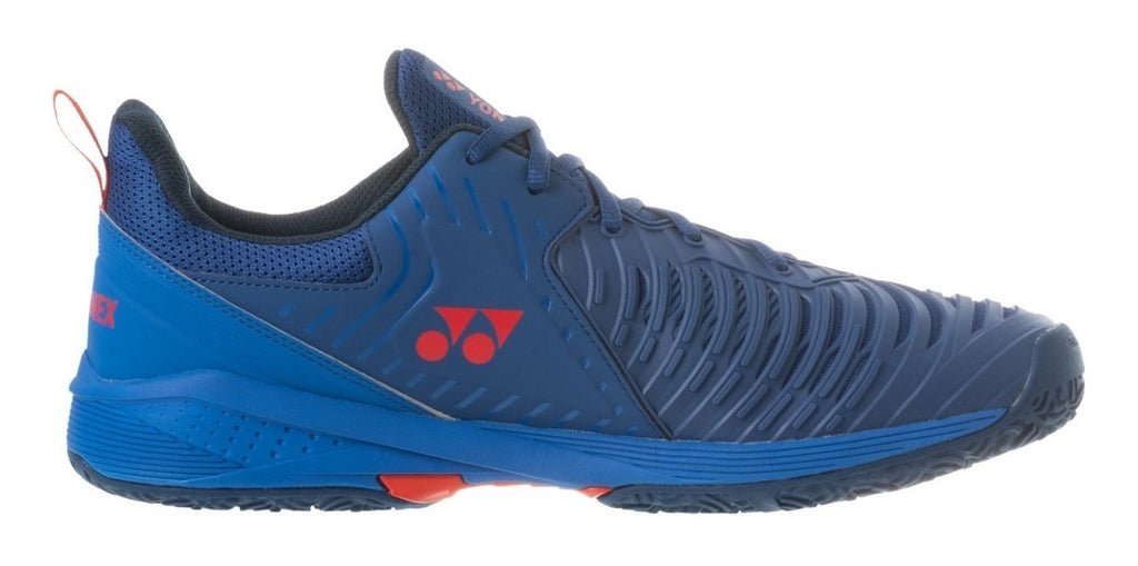 Tenis Yonex Sonicage 3 Clay Navy Red 10mx 12us Arcilla