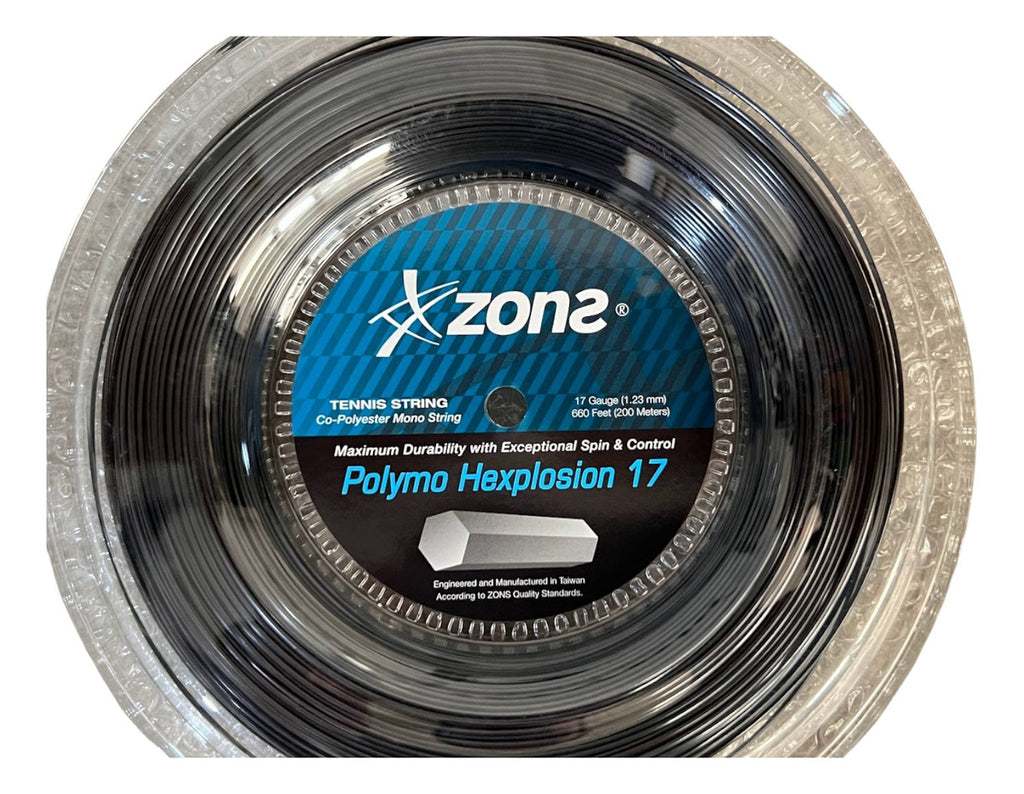 Rollo De Cuerda Zons Polymo Hexplosion Black 17