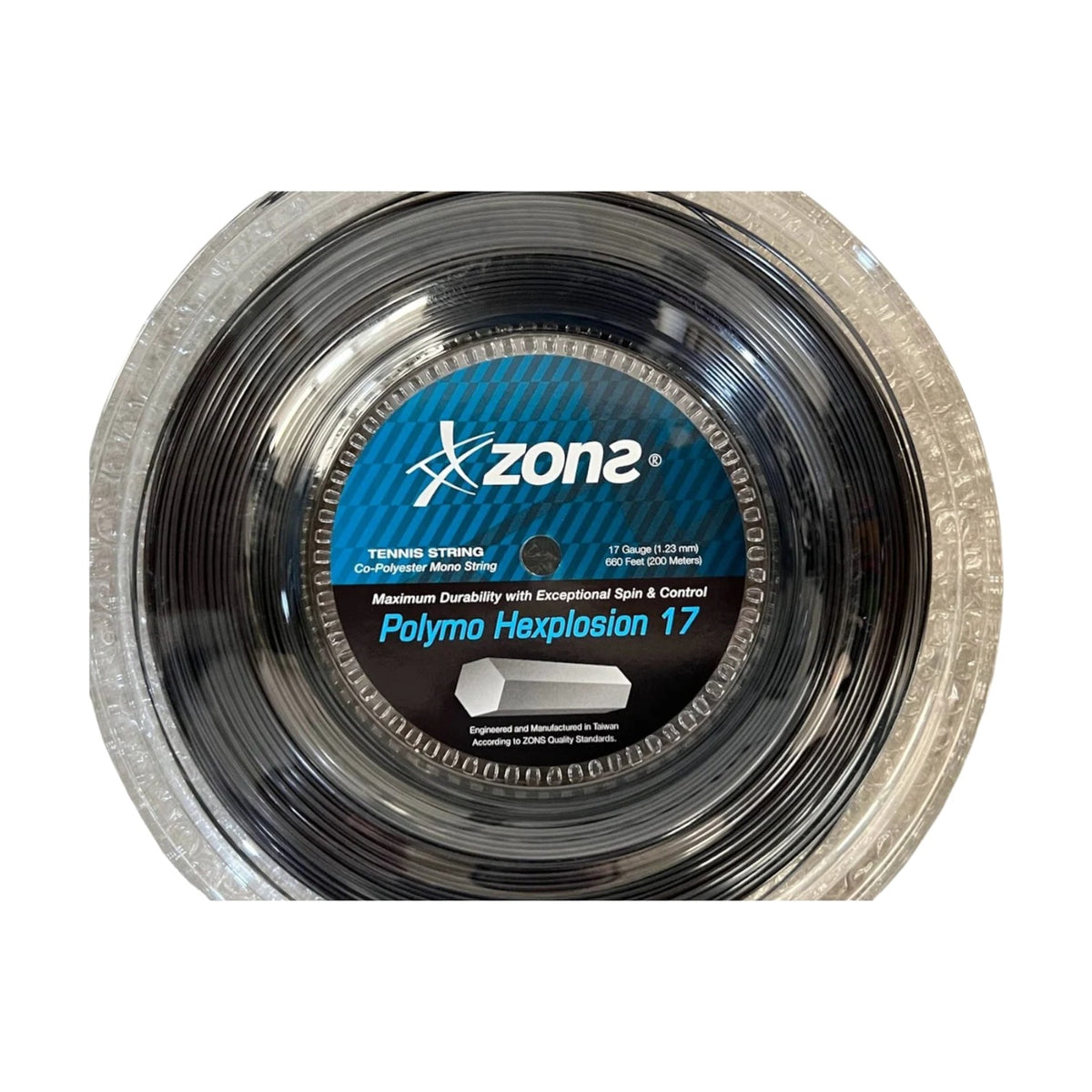 Rollo De Cuerda Zons Polymo Hexplosion Black 17