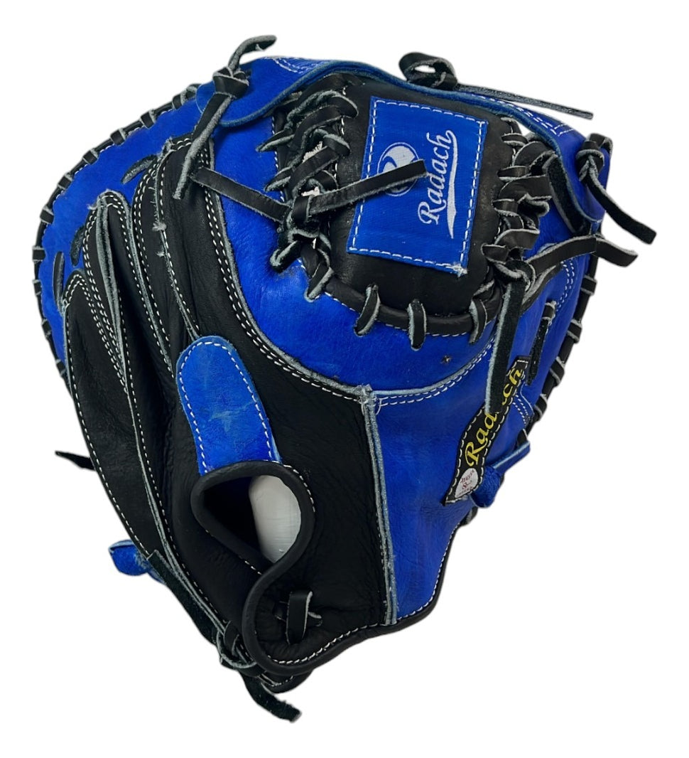 Guante De Béisbol Radach Cátcher Basic Game Azul/negro 34