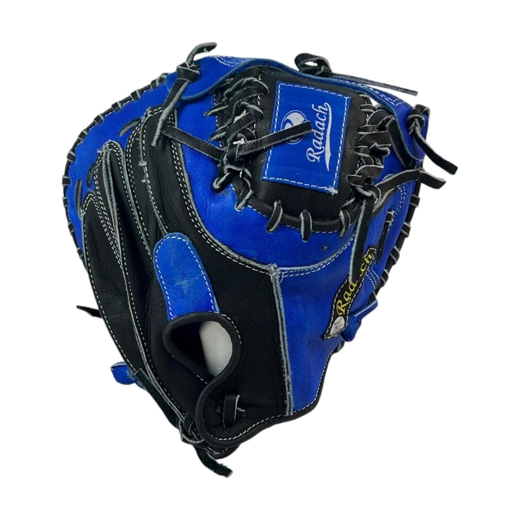 Guante De Béisbol Radach Cátcher Basic Game Azul/negro 34