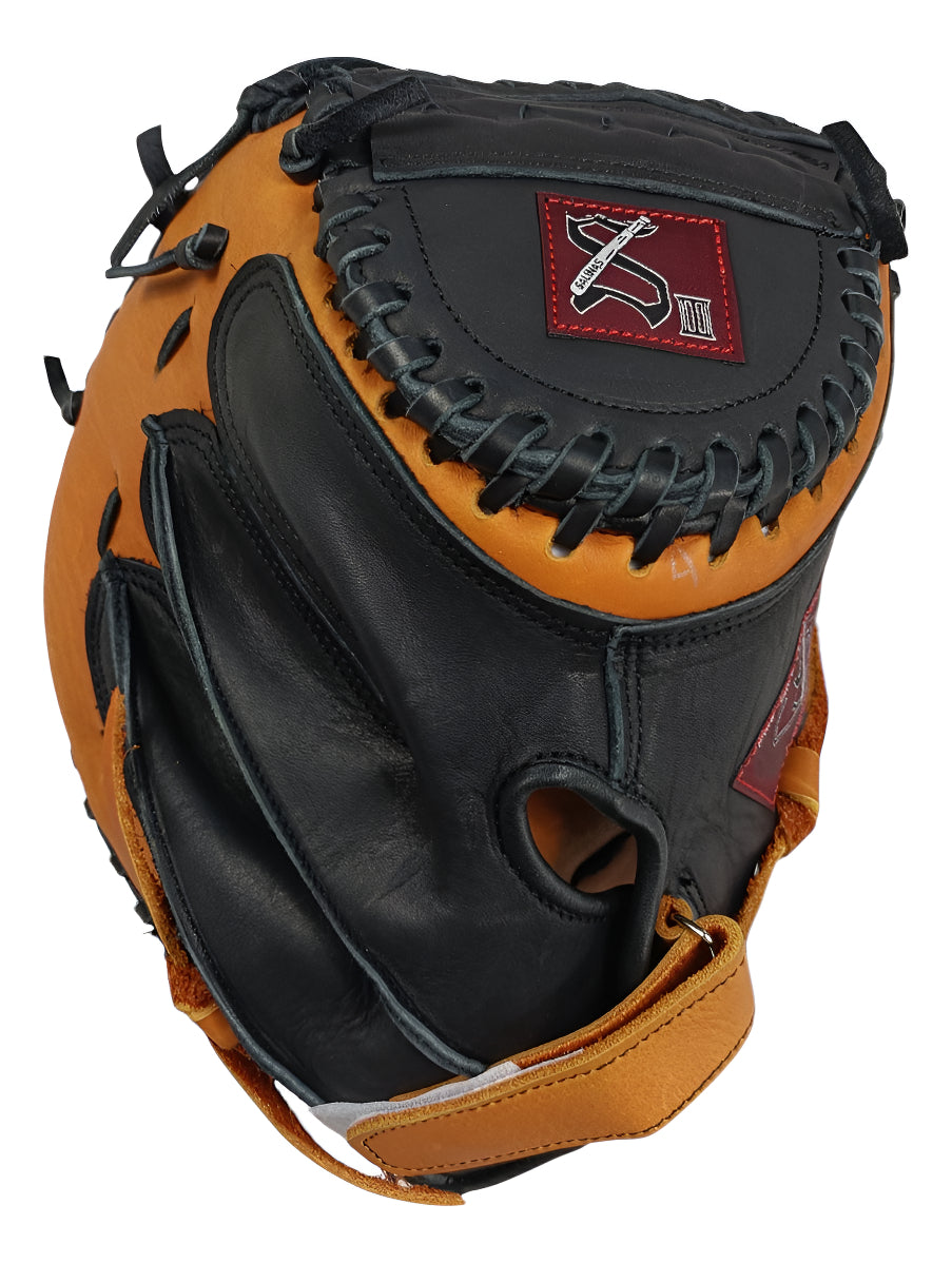 Guante De Catcher De Softbol Salinas 34 Negro/miel