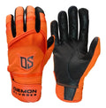 Guantes De Bateo Demon Slugger Hustle Naranja Negro Chica