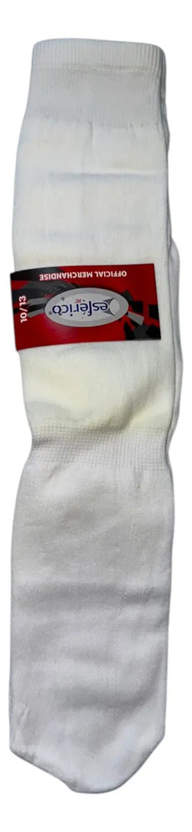 Pack 12 Pares Medias Deportivas Juveniles 10-13 Blanco