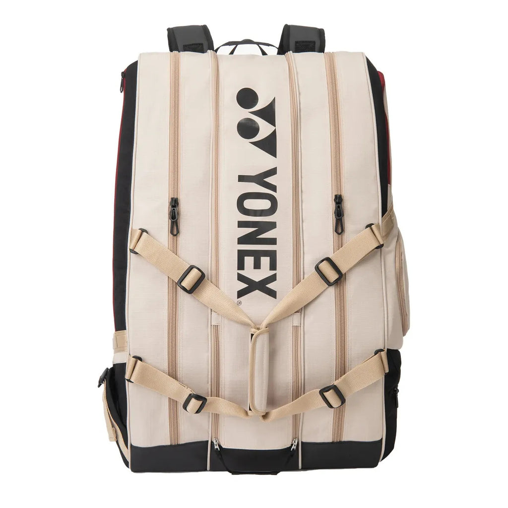 Raquetero Yonex Para Tenis Gearlogic 12 Pzs Beige