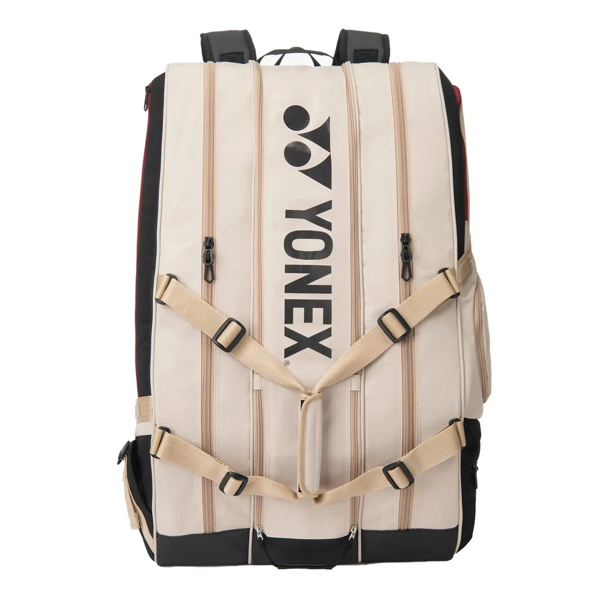 Raquetero Yonex Para Tenis Gearlogic 12 Pzs Beige