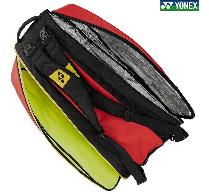Raquetero Yonex Pro Bag 9 Raquetas Rojo