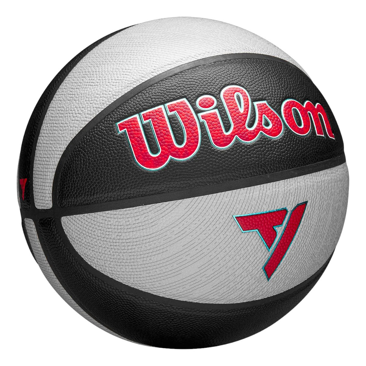 Balón De Basquetbol Wilson X Trae Young No. 7 Negro Gris