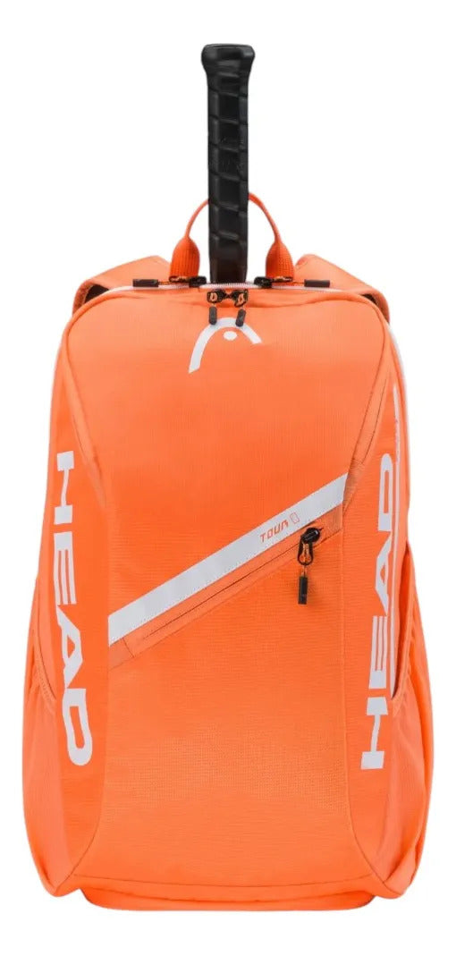 Backpack Mochila Head Tour 25l Naranja Para Tenis Pádel