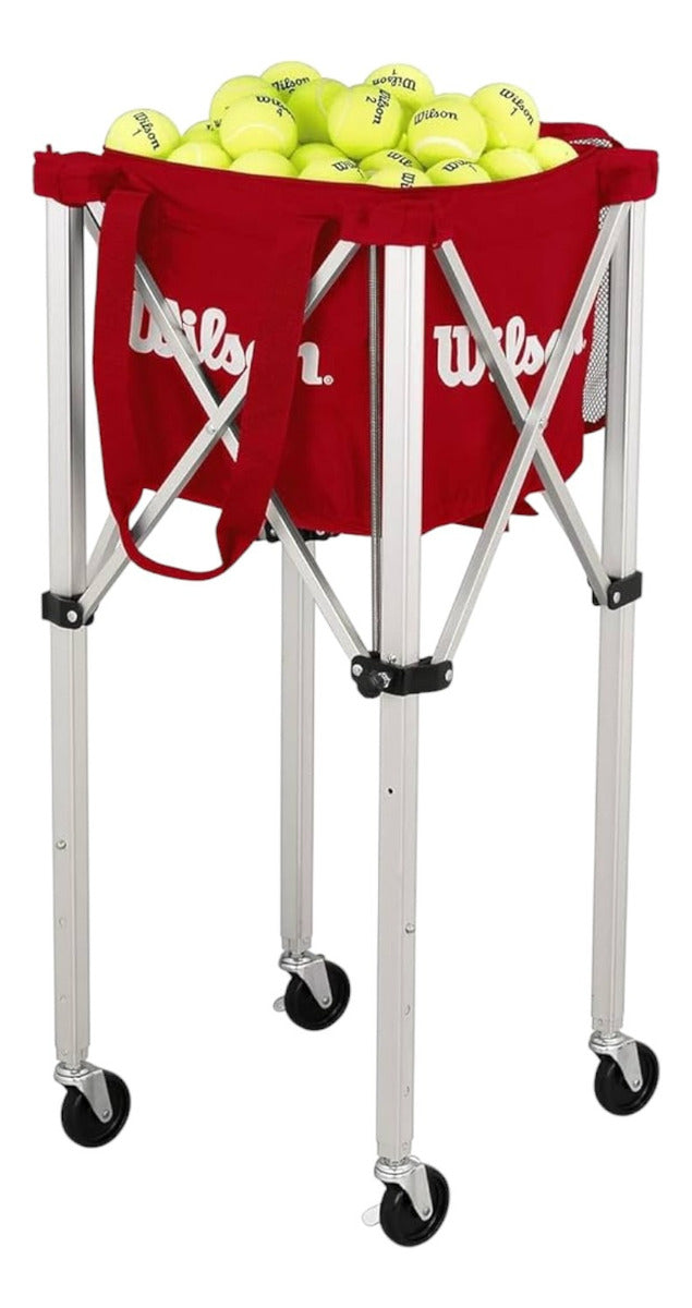 Carrito Canasto Wilson Para 150 Pelotas De Tenis O Padel