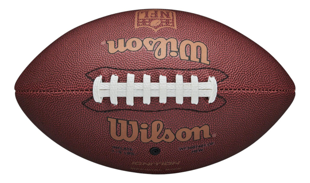 Balón De Futbol Americano Wilson Nfl Ignition Oficial Café
